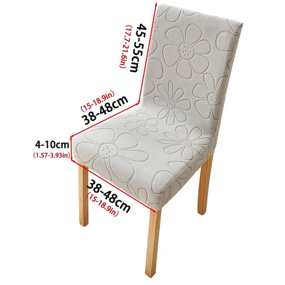 Dalia Eetkamerstoelhoes - Microvezel Stretch, Strakke Pasvorm 11