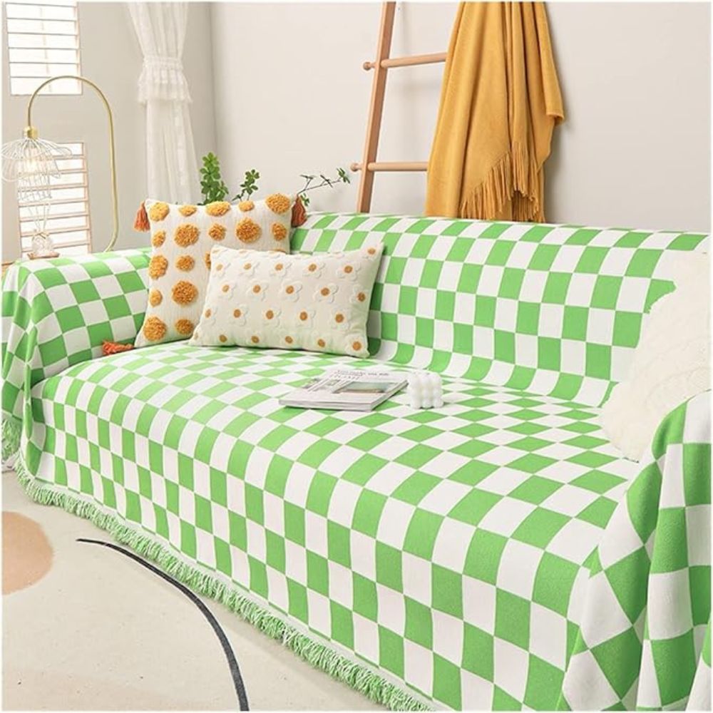 Dapper Dambord Bankhoes - Microvezel, Huisdiervriendelijk 4