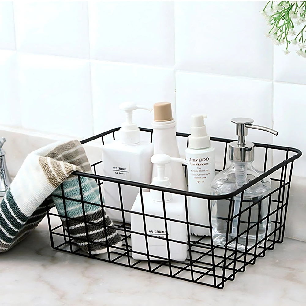 Daro Draadopslagmand - Duurzaam IJzer, Modern Geometrisch Ontwerp 5