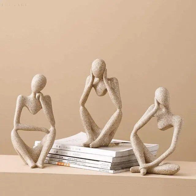 Daxen Abstract Sculpture - Handgemaakt Hars, Uniek Design 3