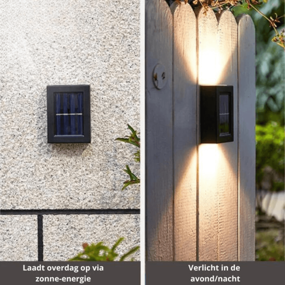 Dazzle Solar Lamp Buiten - Draadloos, Weerbestendig, Warm Wit 2