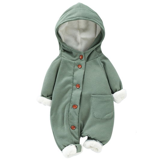 FrostNest™ – Warme Winter Combinatie met Capuchon – Comfortabele Baby Winteroutfit