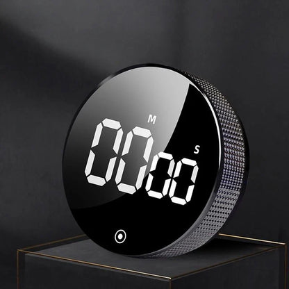 DigiTime Keukentimer - ABS, Groot HD LED-display, Magnetisch 0