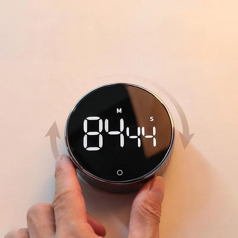 DigiTime Keukentimer - ABS, Groot HD LED-display, Magnetisch 3