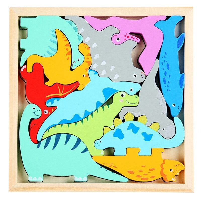 4Ever Wood PuzzelPals™ – Spelend Ontwikkelen - Houten Puzzel