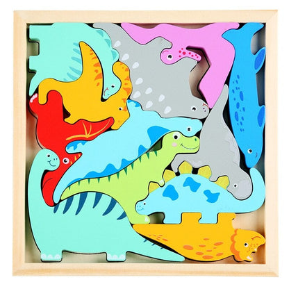 4Ever Wood PuzzelPals™ – Spelend Ontwikkelen - Houten Puzzel