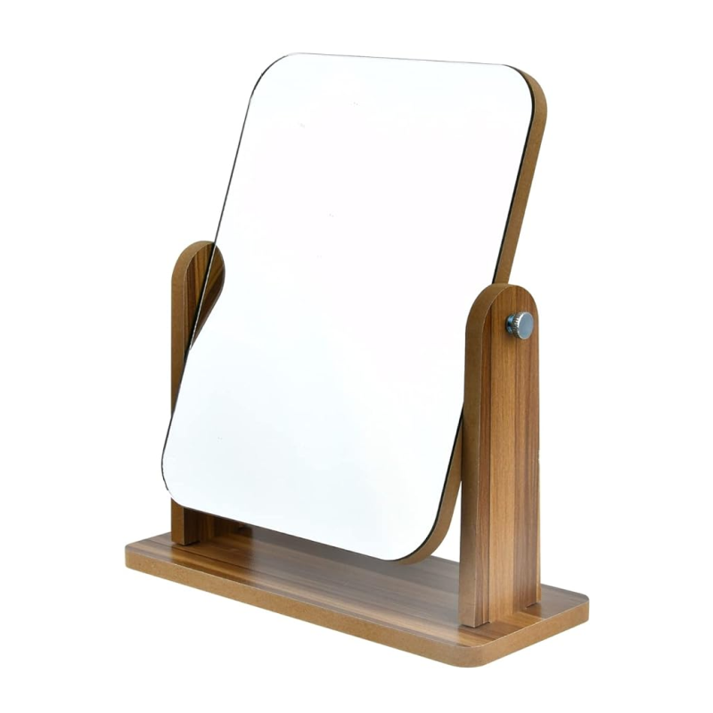 Dorian Bureauspiegel - Hout, Draaibaar 360° 3
