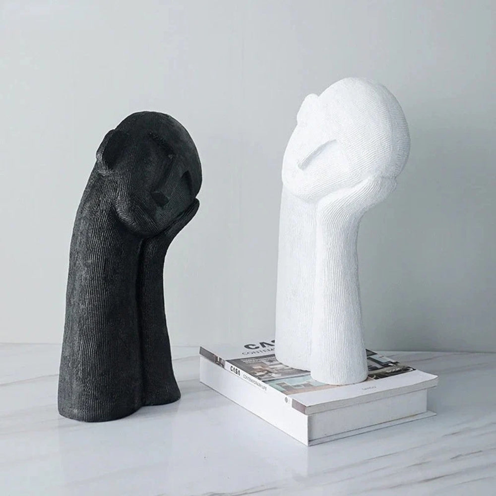 Dromer Harsbeeldje - Modern Abstract, Asymmetrisch Ontwerp 2