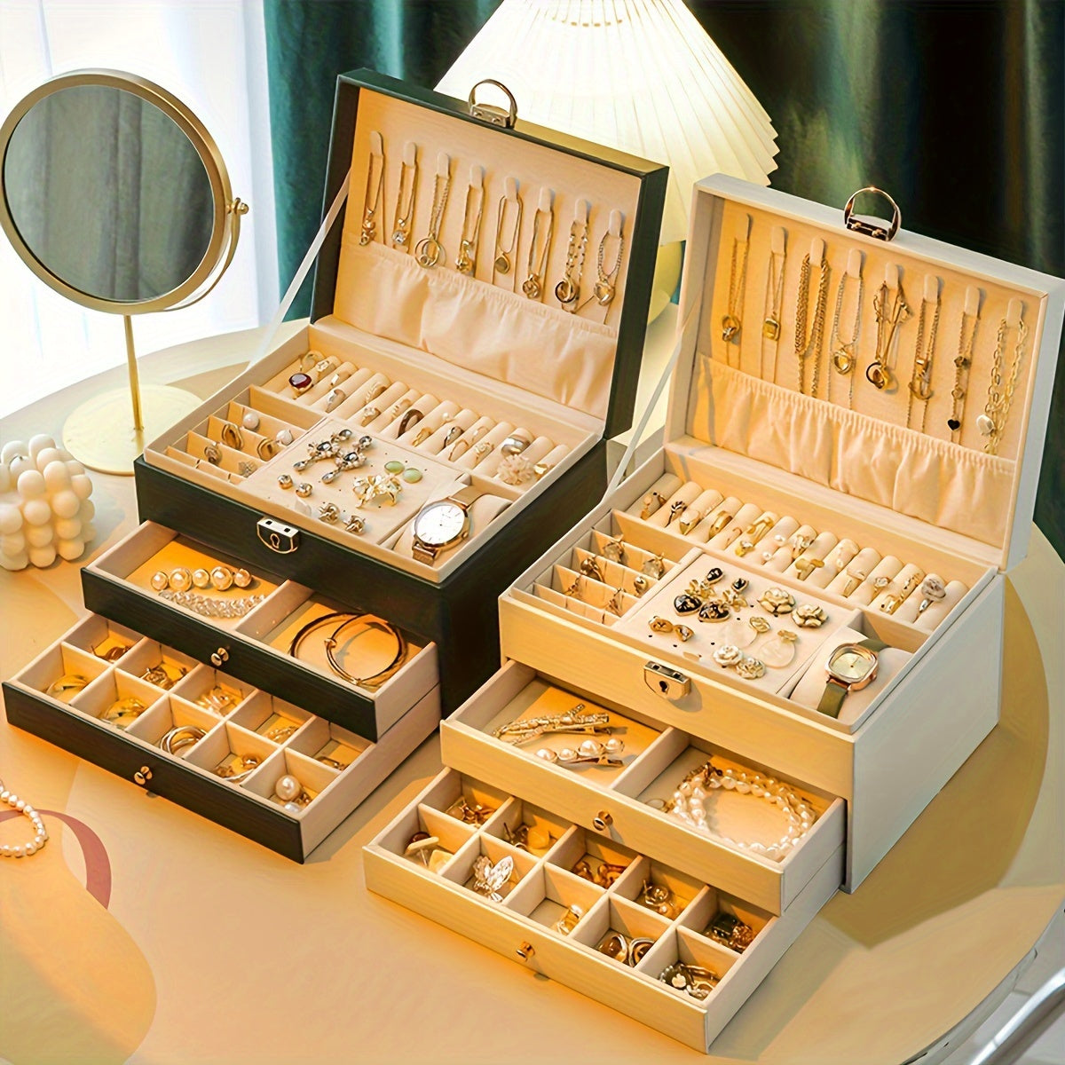 GlamBox™ – Sieraden Opbergdoos – Lade Organizer Case