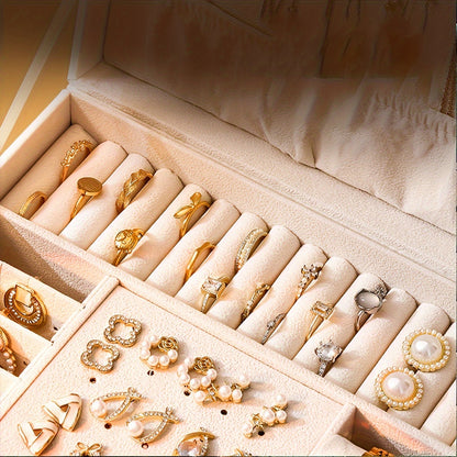 JewelDrawerVault™ – Grote Sieradendoos met Lades – Overzichtelijke Jewelry Organizer