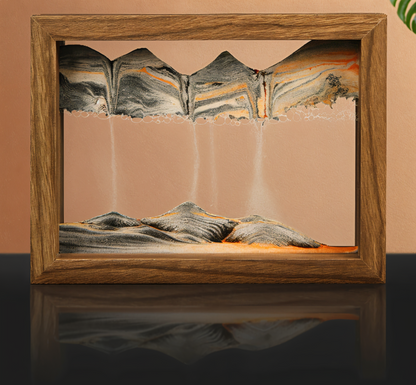 SandFlow™ – Roterende Zandkunst Decoratie – 360° Relaxatie Frame