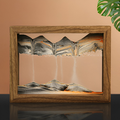 SandFlow™ – Roterende Zandkunst Decoratie – 360° Relaxatie Frame