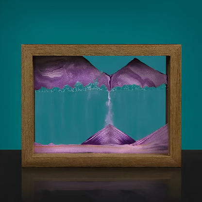 SandFlow™ – Roterende Zandkunst Decoratie – 360° Relaxatie Frame
