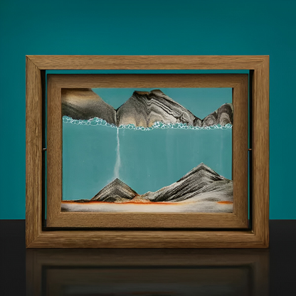 SandFlow™ – Roterende Zandkunst Decoratie – 360° Relaxatie Frame