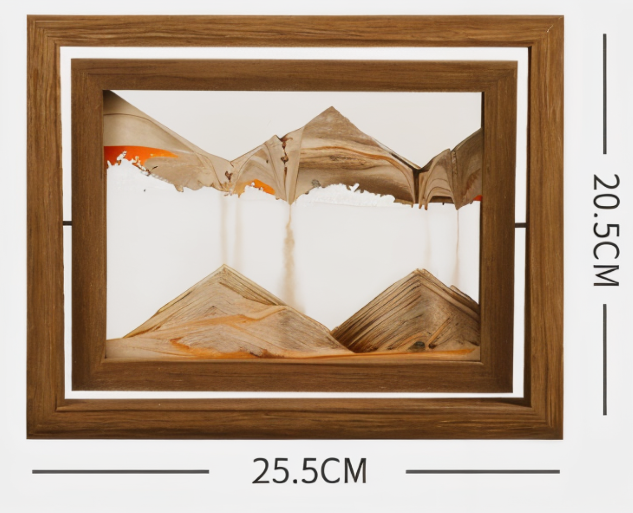 SandFlow™ – Roterende Zandkunst Decoratie – 360° Relaxatie Frame