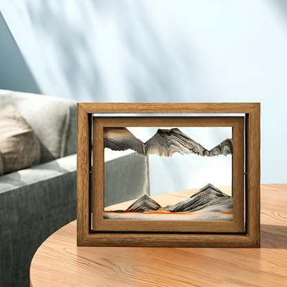 SandFlow™ – Roterende Zandkunst Decoratie – 360° Relaxatie Frame