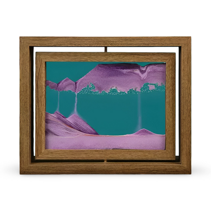SandFlow™ – Roterende Zandkunst Decoratie – 360° Relaxatie Frame