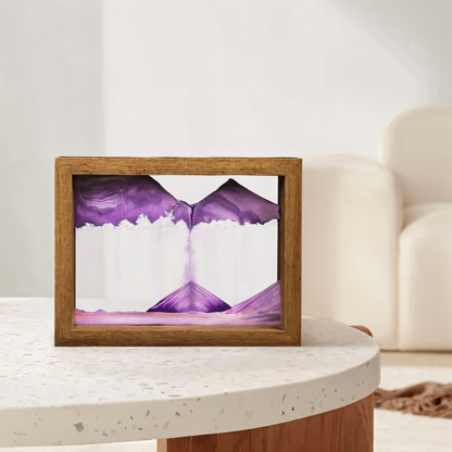 SandZen360™ – 360° Roterende Zandkunst Frame – Rustgevende Quicksand Decoratie