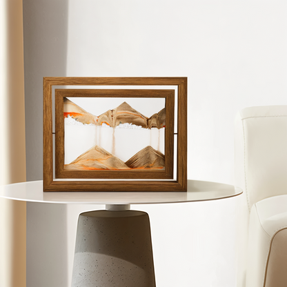 SandFlow™ – Roterende Zandkunst Decoratie – 360° Relaxatie Frame