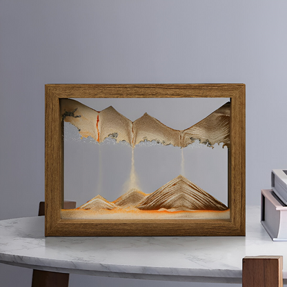 SandFlow™ – Roterende Zandkunst Decoratie – 360° Relaxatie Frame