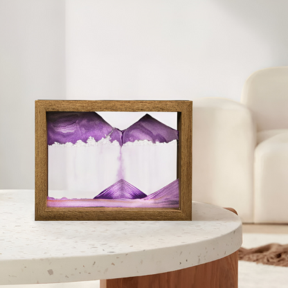 SandZen360™ – 360° Roterende Zandkunst Frame – Rustgevende Quicksand Decoratie