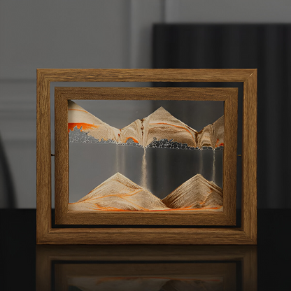 SandFlow™ – Roterende Zandkunst Decoratie – 360° Relaxatie Frame