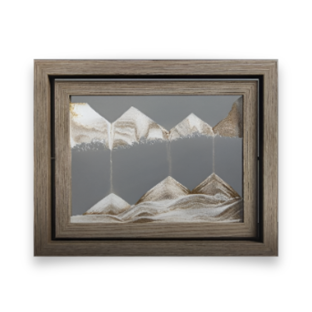 SandFlow™ – Roterende Zandkunst Decoratie – 360° Relaxatie Frame