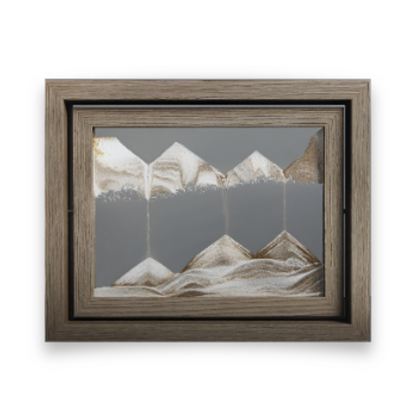 SandZen360™ – 360° Roterende Zandkunst Frame – Rustgevende Quicksand Decoratie