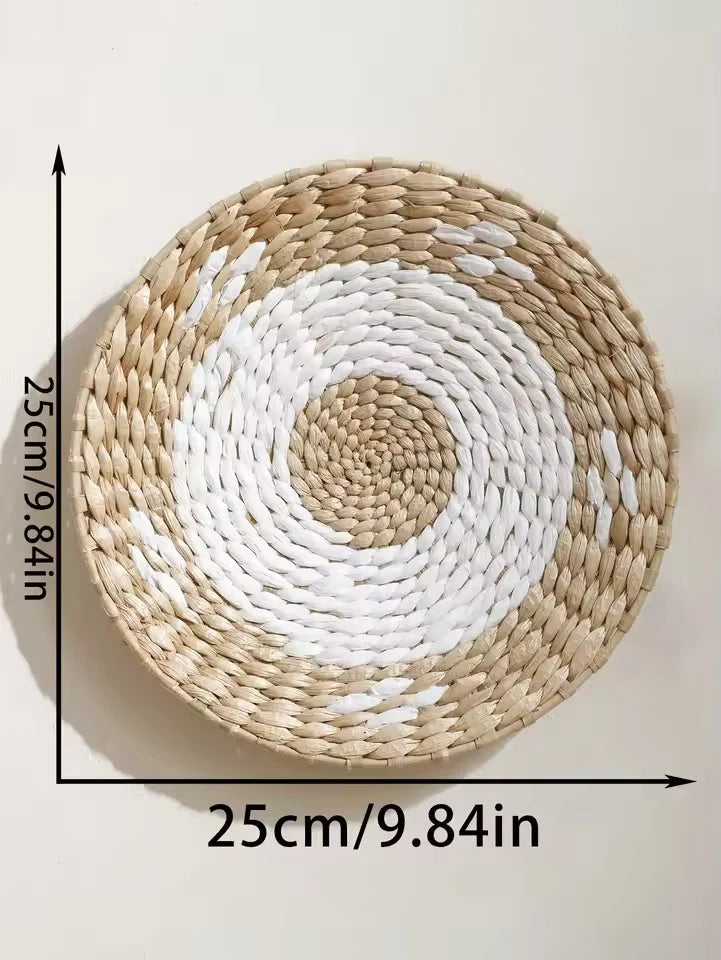 Elara Wanddecoratie - Handgeweven Zeegras, Natuurlijk Design voor Woonkamer 0