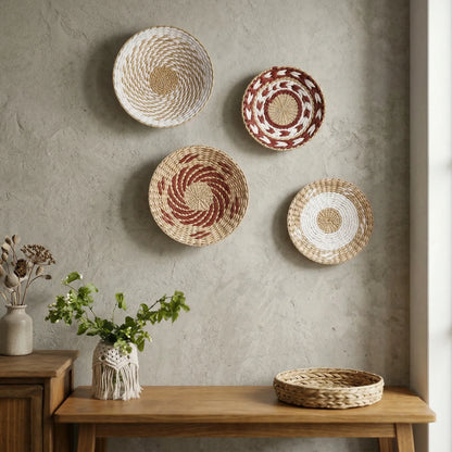 Elara Wanddecoratie - Handgeweven Zeegras, Natuurlijk Design voor Woonkamer 1