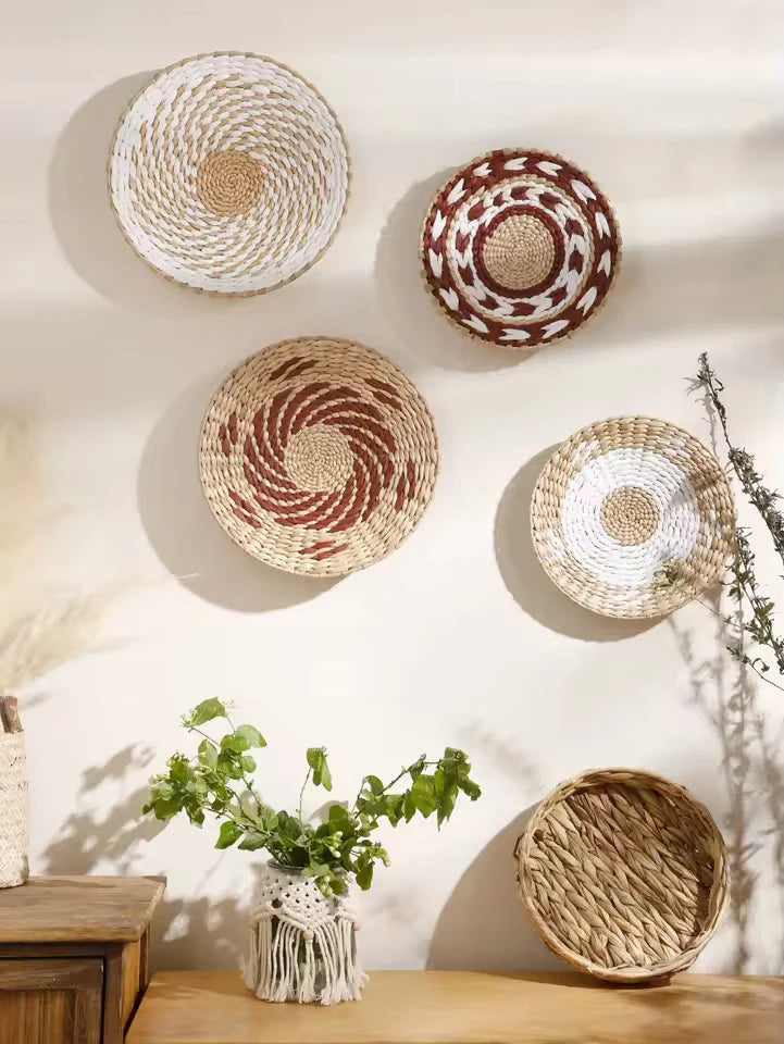 Elara Wanddecoratie - Handgeweven Zeegras, Natuurlijk Design voor Woonkamer 2