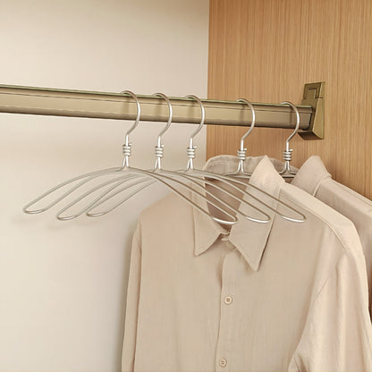 Elios Kleerhanger Set - Aluminium, Extra Breed, 6-delig 1