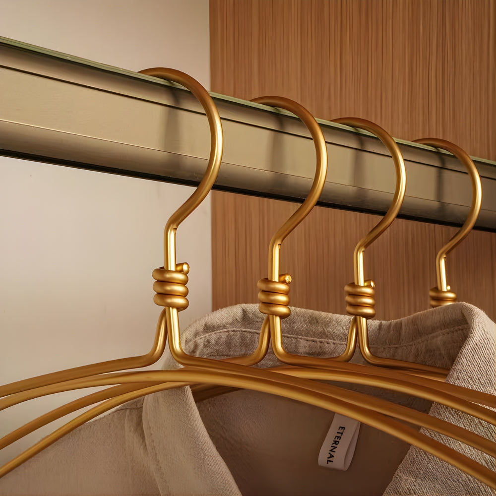 Elios Kleerhanger Set - Aluminium, Extra Breed, 6-delig 4