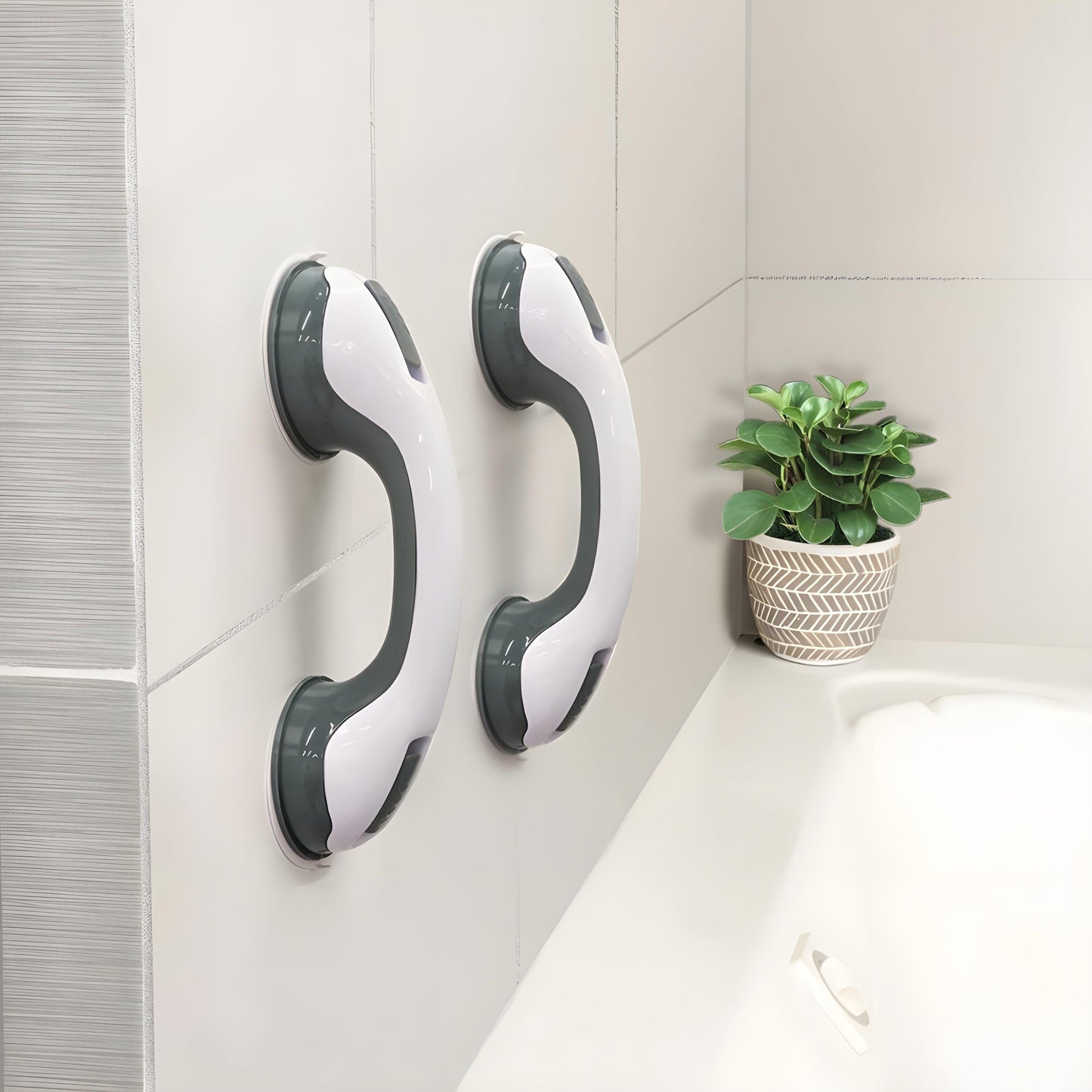 Elysia Badkamer Handgreep - Zuignap, Ergonomisch Ontwerp 0