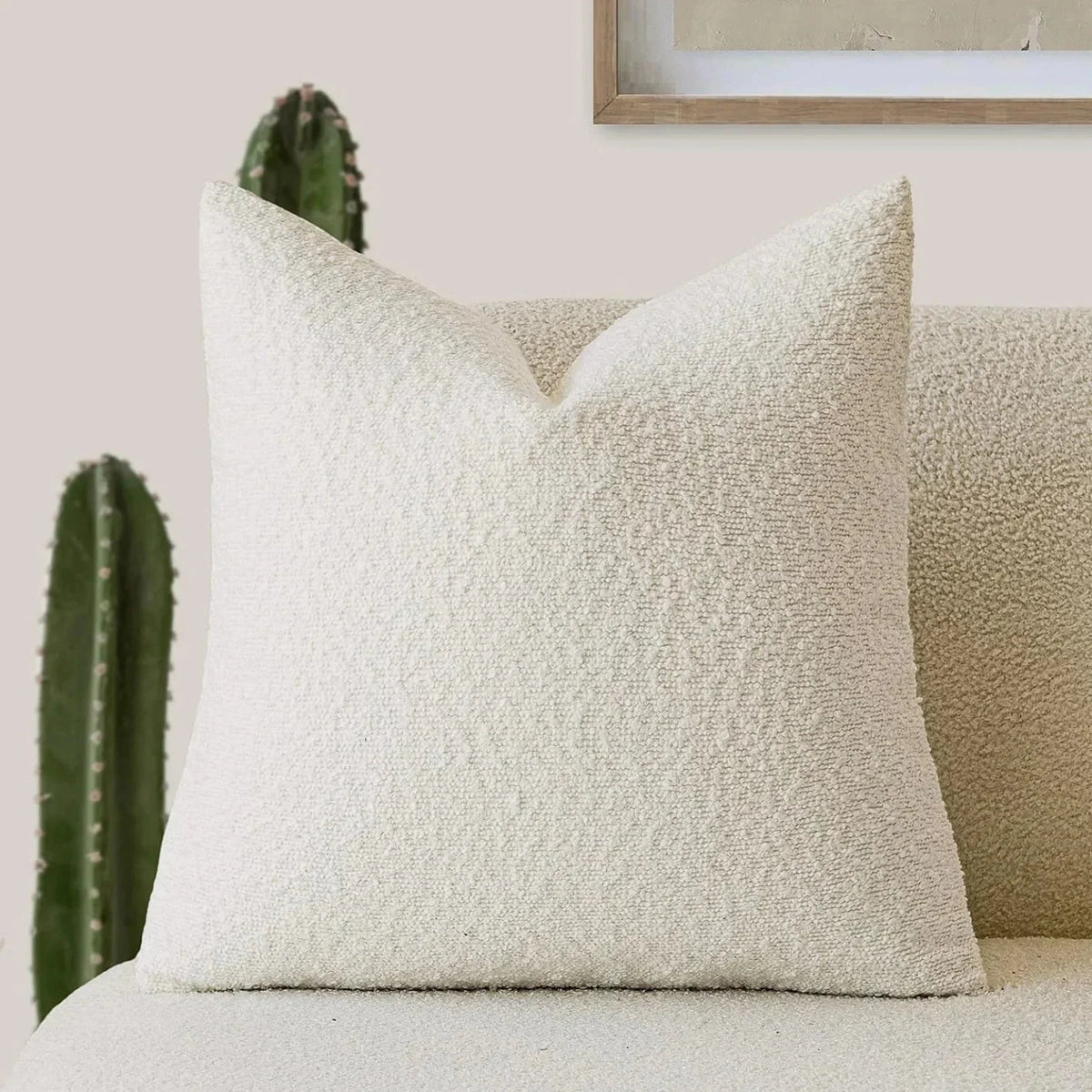 Elysia Kussenhoes - Bouclé 45x45 cm voor Bank Kussens 0