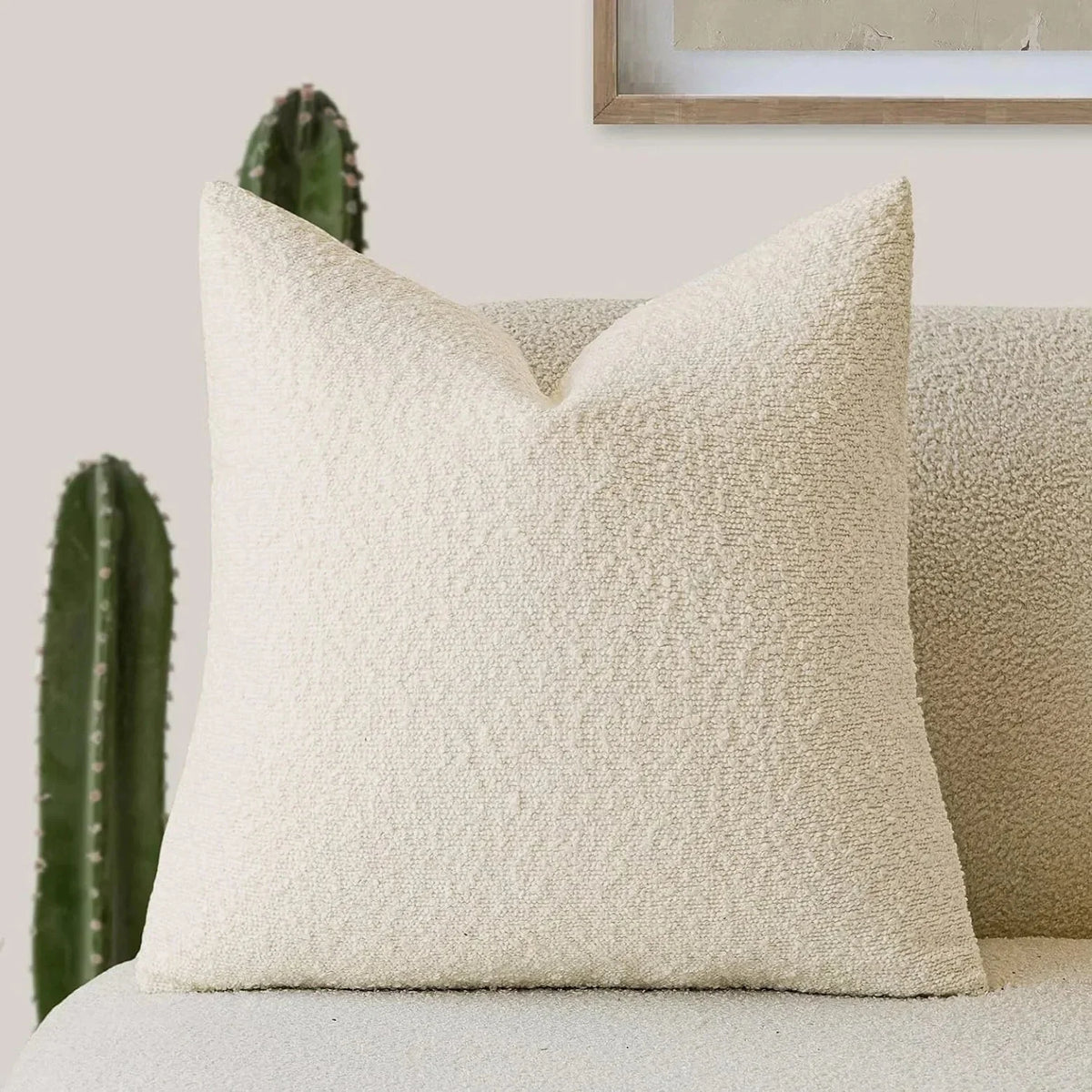 Elysia Kussenhoes - Bouclé 45x45 cm voor Bank Kussens 7