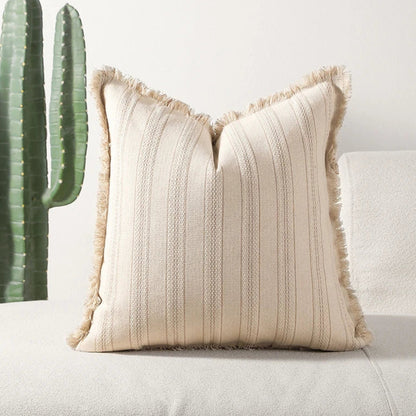 Elysia Sierkussen 45x45 - Textiel met Franjes, Scandinavisch Design 2