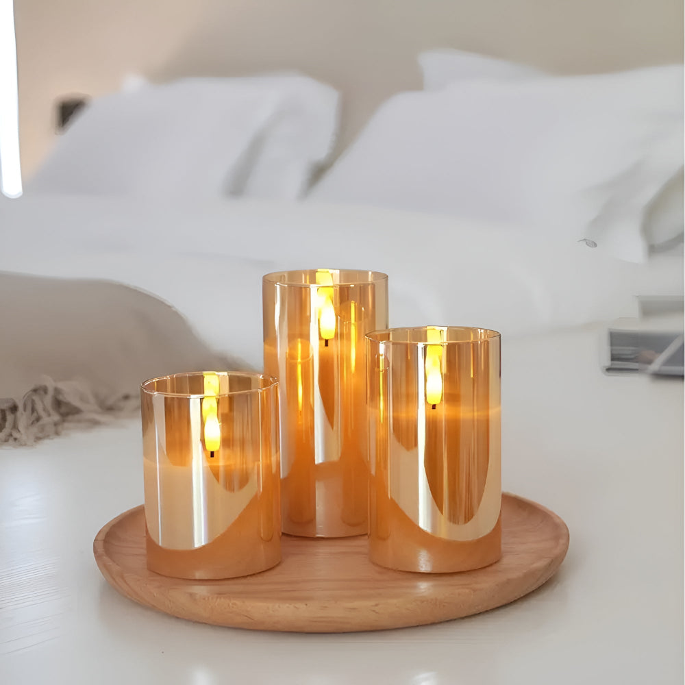 Elysia Vlamloze Kaars Set - 3D LED, Veilig en Elegante Decoratie 8