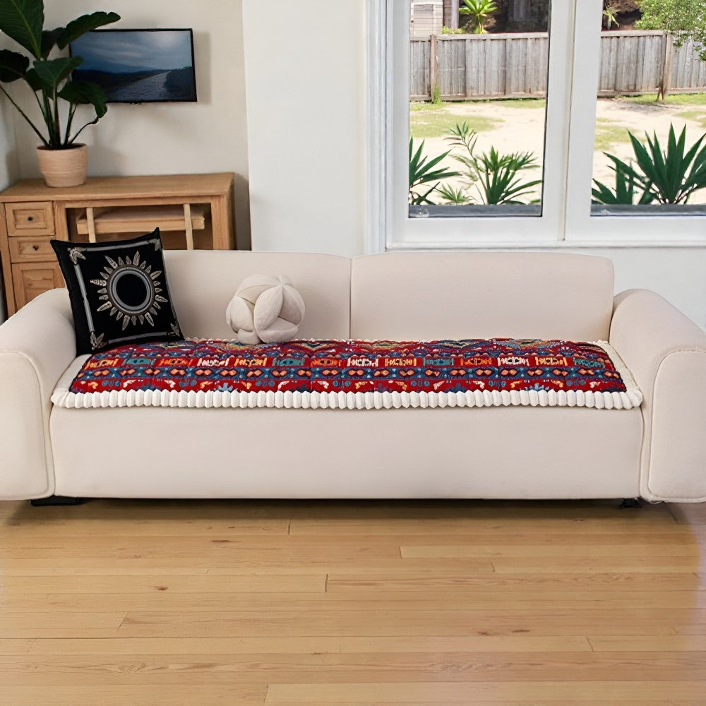 Etnica Bankhoes - Gewatteerd, Antislip Microvezel 1