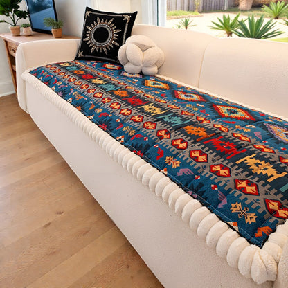 Etnica Bankhoes - Gewatteerd, Antislip Microvezel 5