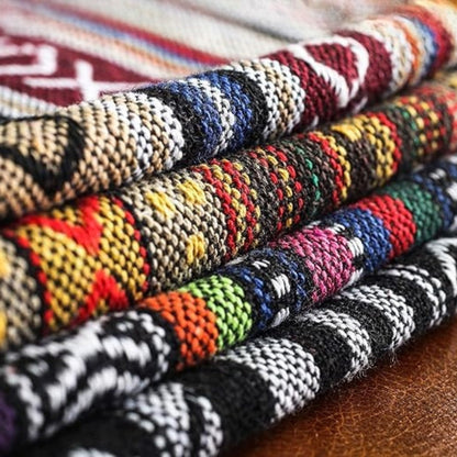 Etnica Kussenhoes 45x45 - Geweven Microvezel, Bohemian Stijl voor Kussens Bank 2