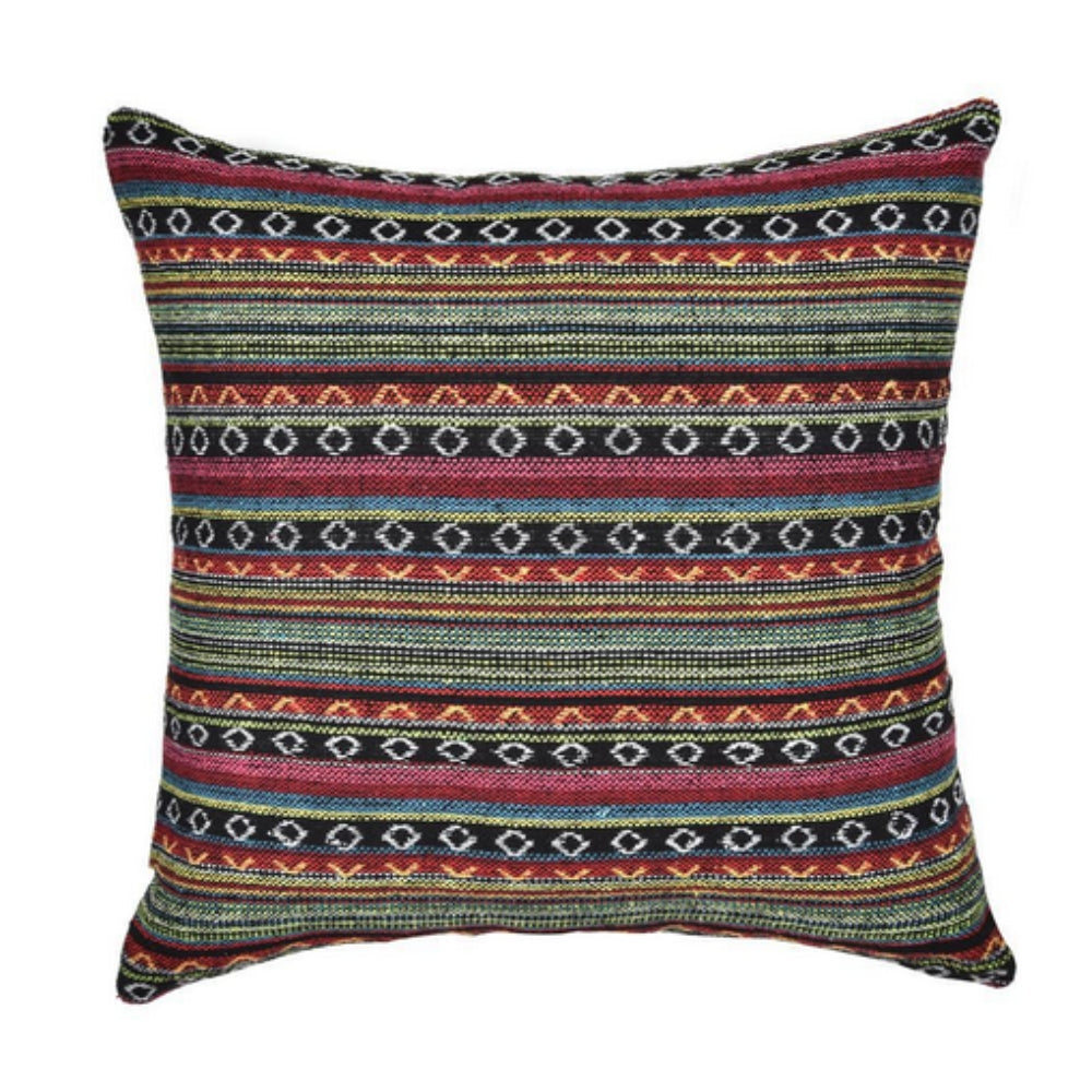 Etnica Kussenhoes 45x45 - Geweven Microvezel, Bohemian Stijl voor Kussens Bank 7