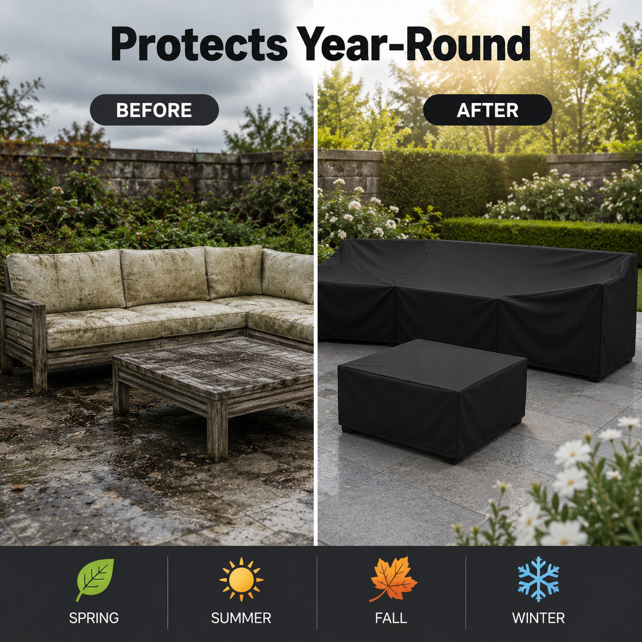 Everdrape Meubelhoes - Weerbestendig, UV- en Regenbescherming 4