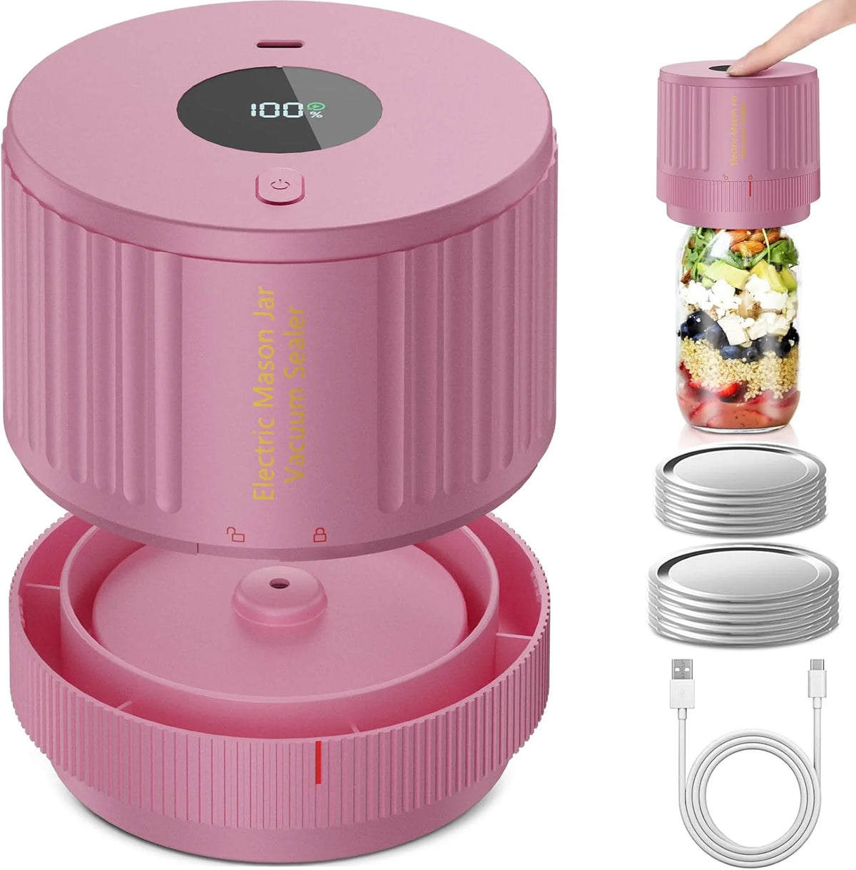 Evoke Vacuümsealer - Elektrisch, Compact Design voor Weckpotten 2