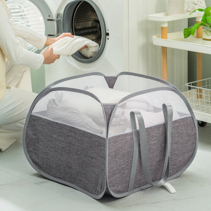 Evoke Wasmand - Opvouwbaar Oxford Doek, Zwart met Versterkte Handvatten 1