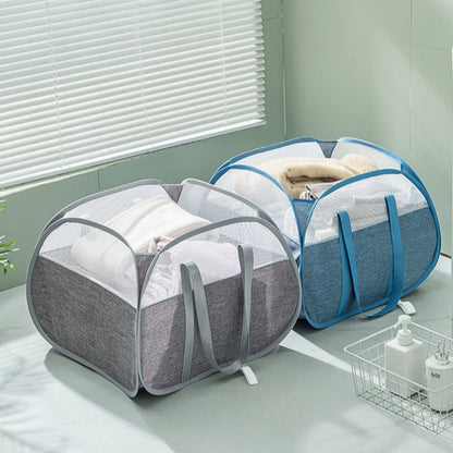 Evoke Wasmand - Opvouwbaar Oxford Doek, Zwart met Versterkte Handvatten 2
