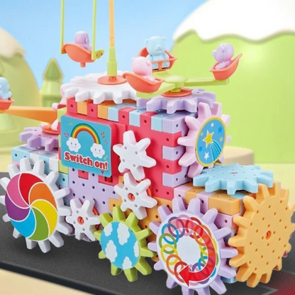 Spin&Build™ - Roterende Montessori Bouwset - Creatief bouw speelgoed
