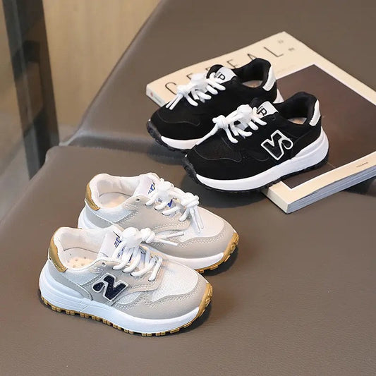 FlexTrail™ – Lichtgewicht Sneakers met Vetersluiting – Kinderschoenen met Grip