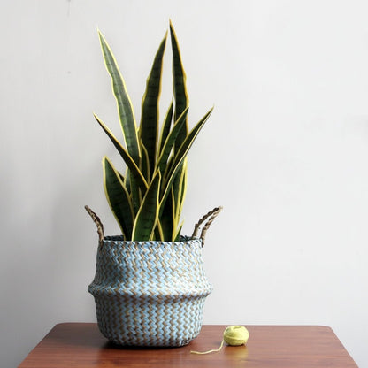 WillowBohoFold™ – Handgemaakte Wilgen Plantenmand – Opvouwbare Decoratie Mand