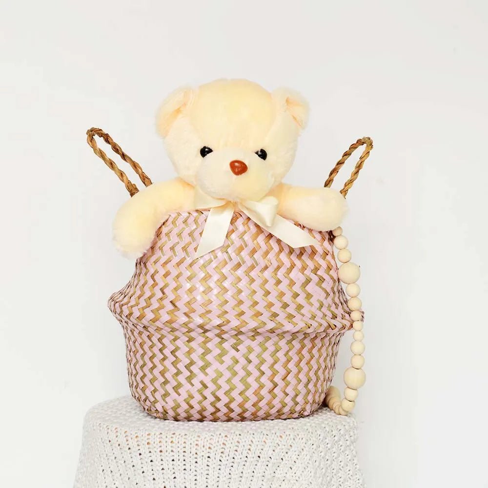 WillowBohoFold™ – Handgemaakte Wilgen Plantenmand – Opvouwbare Decoratie Mand